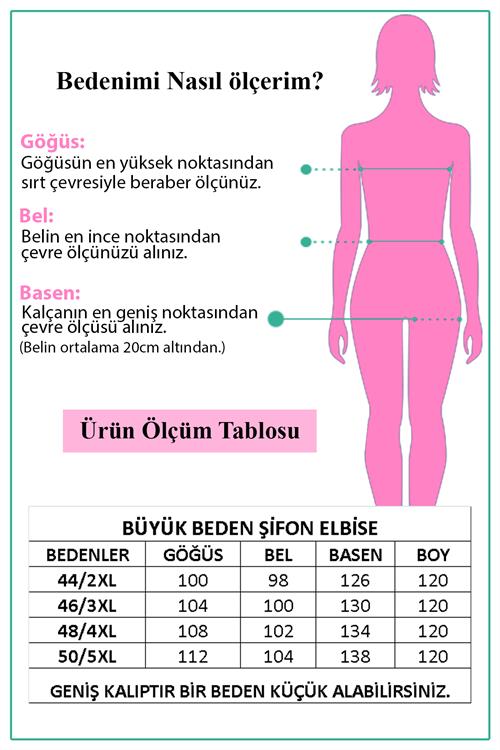 Neşeli butik kadın kruvaze yaka midi boy büyük beden etnik Desenli şifon elbise NB80623 